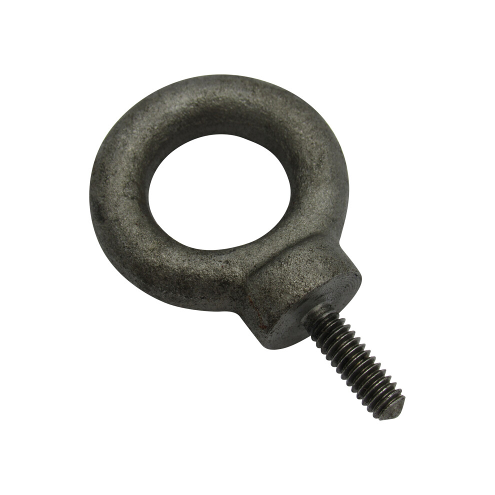 Threaded Lifting Eye Bolt 3/8" (0.25 Ton Self Colour Dynamo Eyebolt)