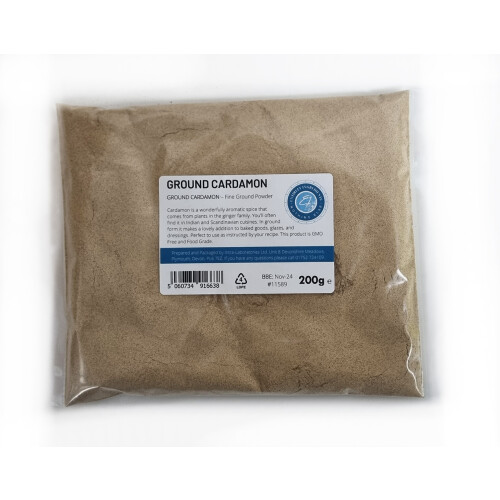 Ground Cardamon Powder, Cardamom, Ground spices 200g