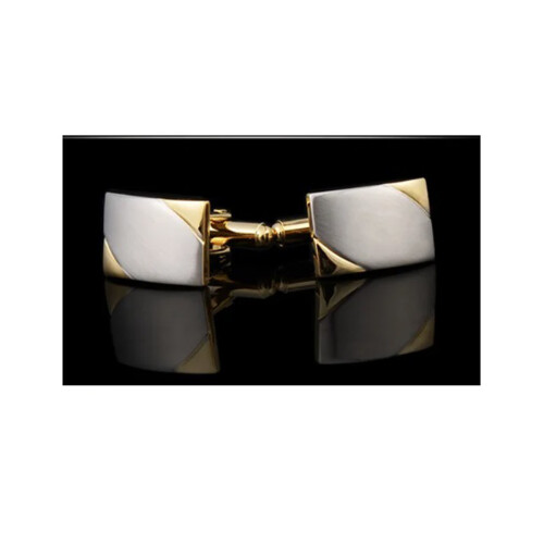 Premium Gold Silver Cufflinks Stunning Design from Charles William 1