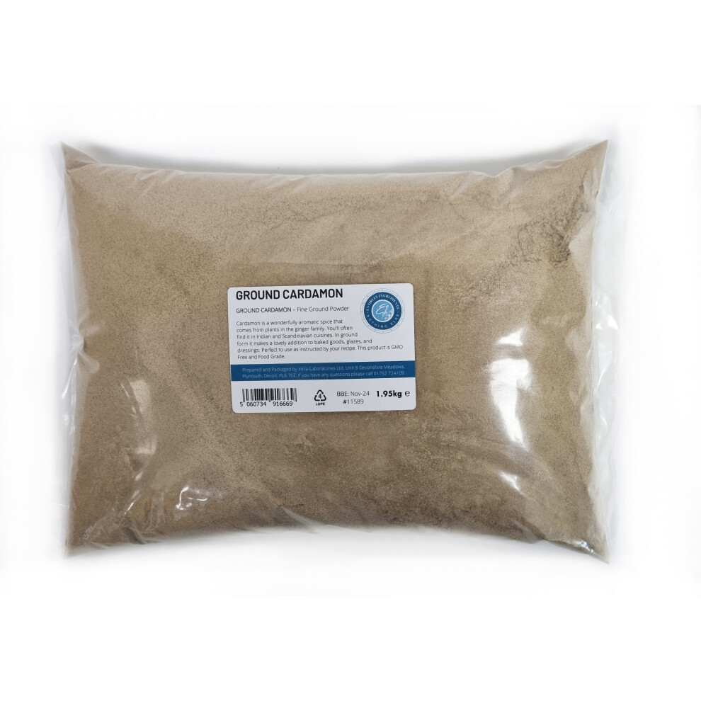 Ground Cardamon Powder, Cardamom, Ground spices 1.95kg