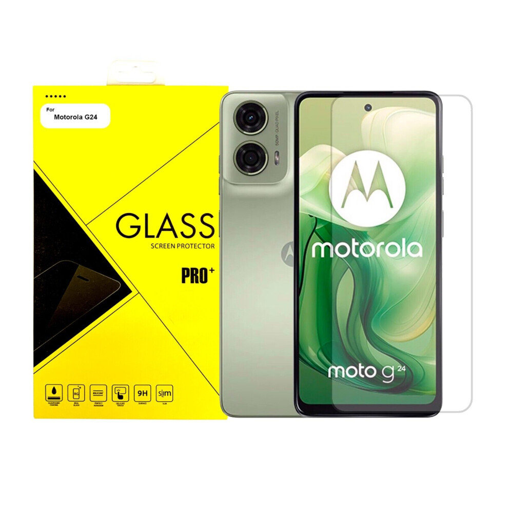 For Motorola G24 Screen Protector Phone Tempered Glass 5060972628195