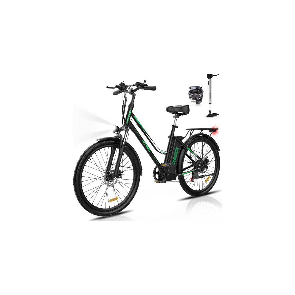 BK8 Electric Bike, 26" E Bike, Up 70KM City Bike MT Bikes Bicycle