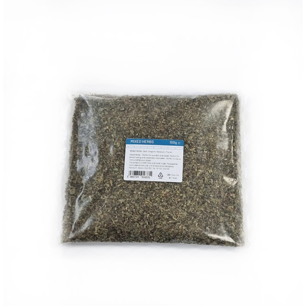 Intralabs Mixed Herbs Dried, A Grade Premium Quality Herb Blend 100G