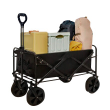 Neo Foldable Collapsible Garden Festival Cart Black