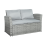 Outdoor Living The Wilmslow 4 Seat Rattan Sofa Lounge Set 3