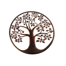Large Rust Bronze Effect Tree Of Life 40cm Wall Decoration Garden/Home Plaque