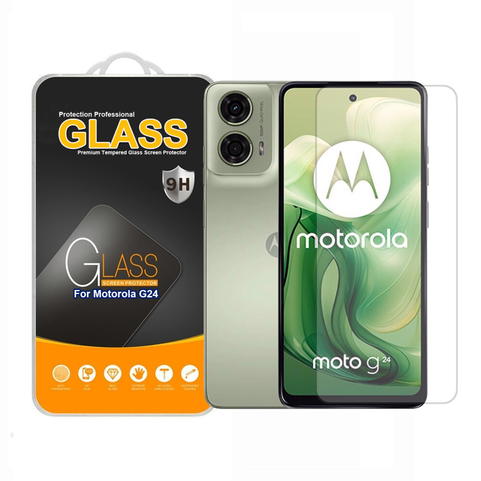 Generic Sold By Gadget Boxx For Motorola G24 Tempered Glass Screen Protector