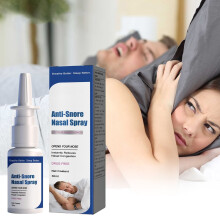 Anti Snoring Nasal Spray 20ml – Relieves Nasal Congestion & Discomfort, Promotes Clear Breathing for Restful Sleep