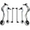 FRONT SUSPENSION WISHBONE TRACK CONTROL ARMS KIT FOR BMW 3 SERIES E90 E91 E92 E93 4