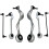 FRONT SUSPENSION WISHBONE TRACK CONTROL ARMS KIT FOR BMW 3 SERIES E90 E91 E92 E93 5