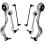 FRONT SUSPENSION WISHBONE TRACK CONTROL ARMS KIT FOR BMW 3 SERIES E90 E91 E92 E93 6