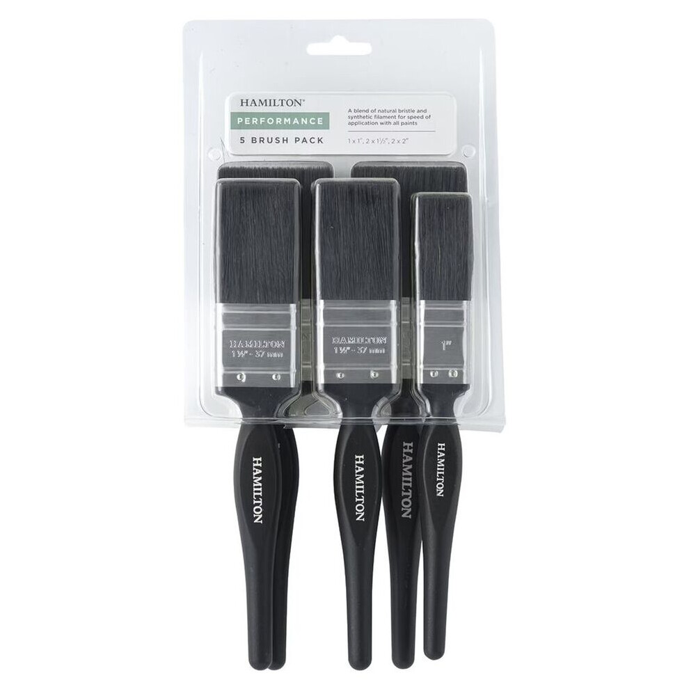 Hamilton Performance Paint Brushes Set 5 Pack