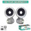 FRONT LOWER WISHBONE CONTROL ARM REAR BUSHES MOUNTS KIT FOR BMW 3 SERIES E46 1