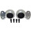 FRONT LOWER WISHBONE CONTROL ARM REAR BUSHES MOUNTS KIT FOR BMW 3 SERIES E46 8