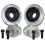 FRONT LOWER WISHBONE CONTROL ARM REAR BUSHES MOUNTS KIT FOR BMW 3 SERIES E46 10