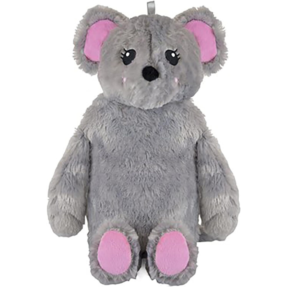 (Mouse) KAV Cute Rubber Hot Water Bottle with Plush Cover