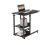 Dripex (Black) Height Adjustable Mobile Rolling side table 1
