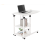 Dripex (White) Height Adjustable Mobile Rolling side table 1