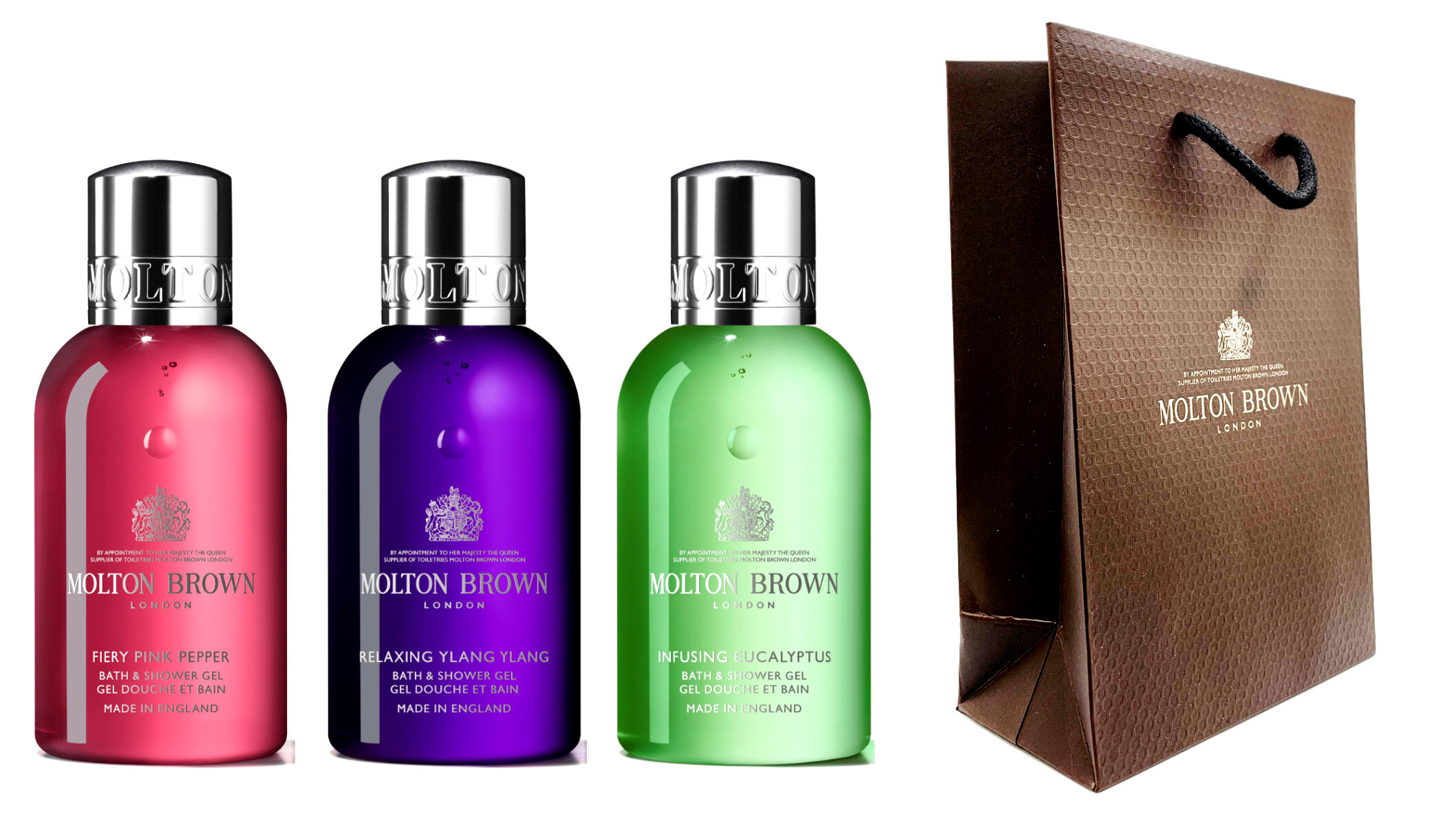 Molton Brown Ladies Bath & Shower Gel Gift Set 3 x 100ml Bottles on OnBuy