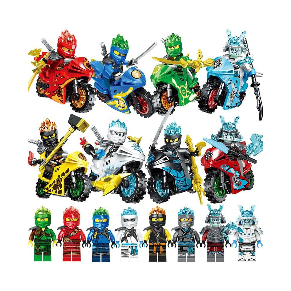 Fit Lego Ninjago Mini Figures Super Hero Nya Lloyd Cole Jay Kai Zane