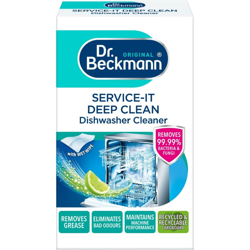 Dr.Beckmann Service-it Deep Clean Washing Machine Cleaner, 1 Treatment 