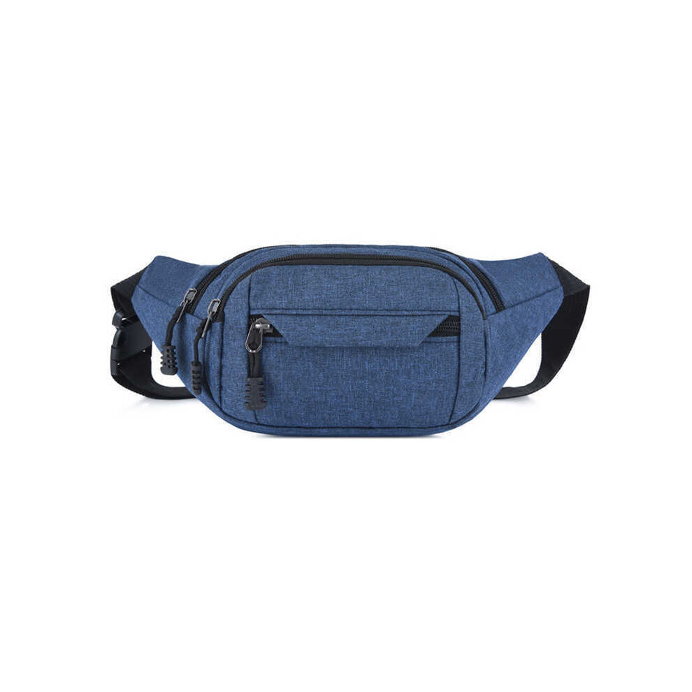(Blue) Men Women Waist Bum Bag Travel Money Belt Wallet-image-OPC-PDHBVWH-NEW