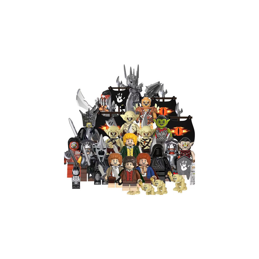 18PCS Lord of the Rings Minifigures Toys Fit Lego