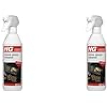 Hg Stove Glass Cleaner Dissolves Soot Grease & Tar Maintains Oven Doors Glass Fireplaces and Hearths Remove Residue Effectively 500ml Spray Pack of 2