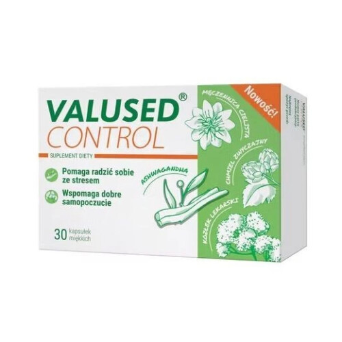 VALUSED Control 30x tablets Ashwagandha Stress Relax Nerwy Stres 2