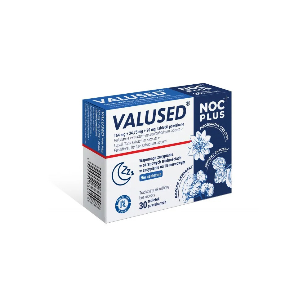 Valused Noc Plus 30x tablets for insomnia na bezsennoÅÄ