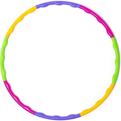Kids Hula Hoop Detachable, Collapsible Adjustable Rings Hula Hoops 2