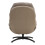 Living And Home Chenille Lounge Chair with Footstool 6