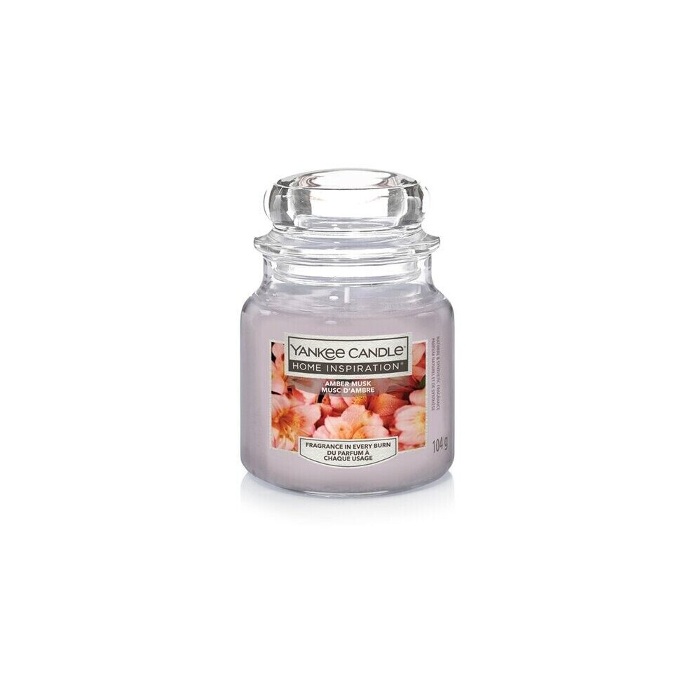 Yankee Candle Home Inspiration Small Jar Amber Musk 104g