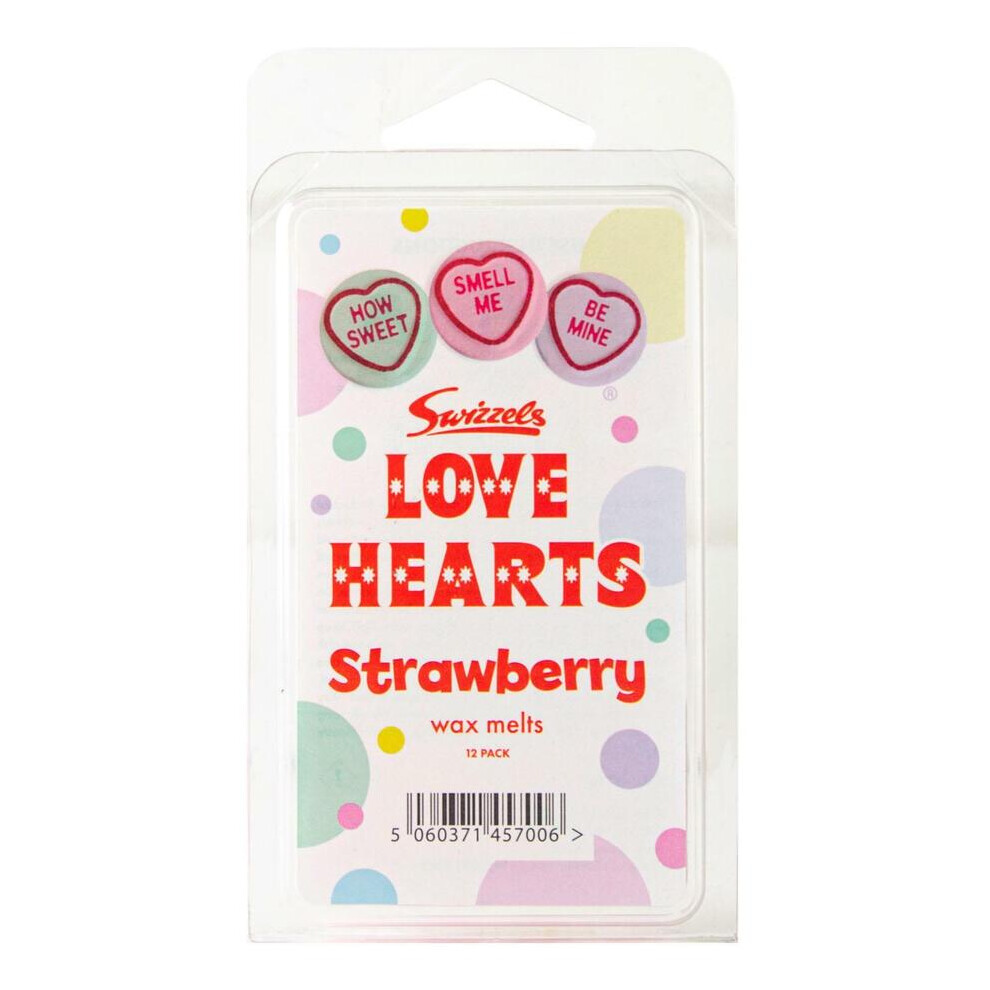 Swizzels Love Hearts Perfume Candle Wax Melts Snap Bars