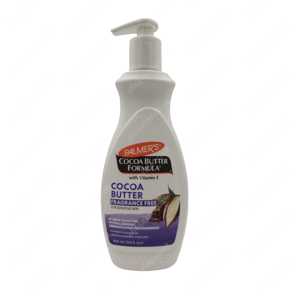 Cocoa Butter Fragrance Free Body Lotion 400ml