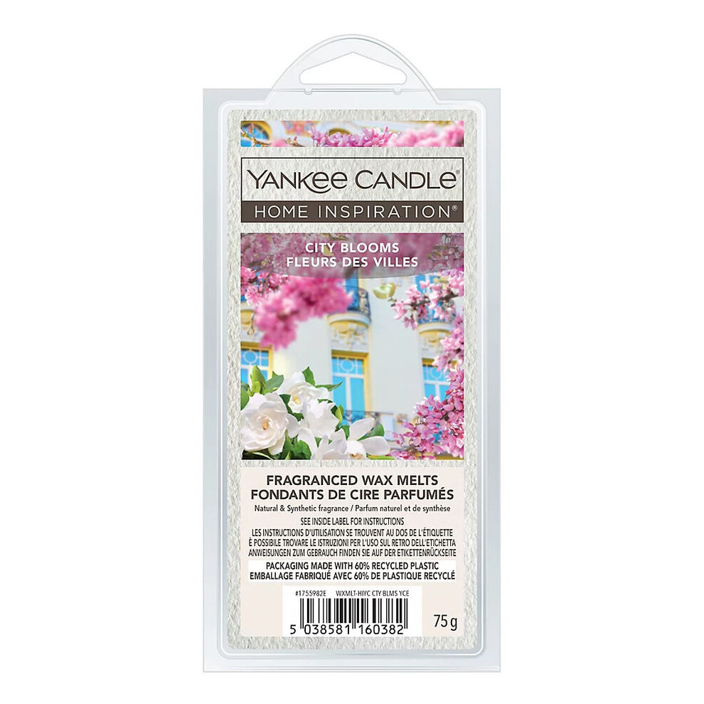 CITY BLOOMS - YANKEE CANDLE HOME INSPIRATION FRAGRANCED WAX MELTS