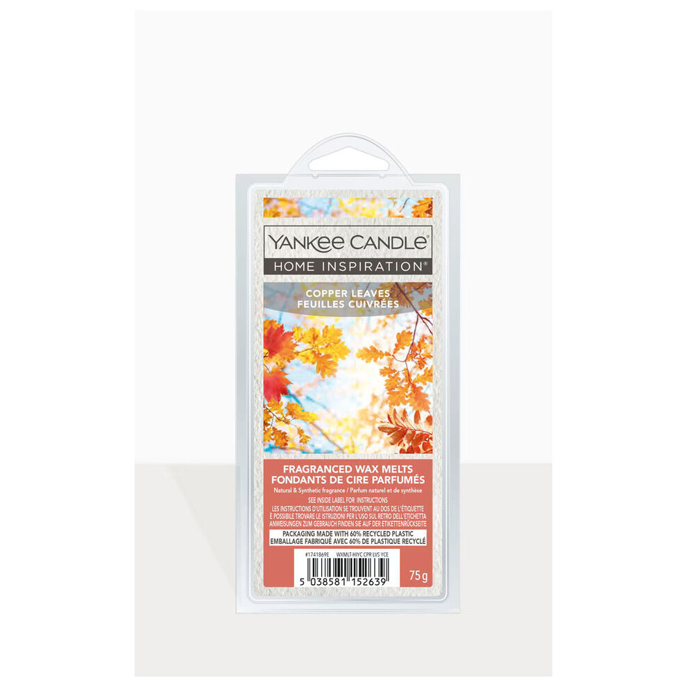 Copper Leaves - YANKEE CANDLE HOME INSPIRATION FRAGRANCED WAX MELTS