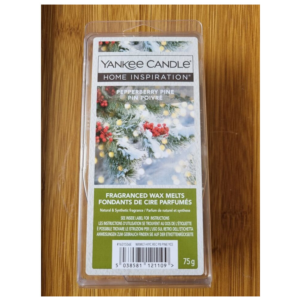 Pepperberry Pine - YANKEE CANDLE HOME INSPIRATION FRAGRANCED WAX MELTS