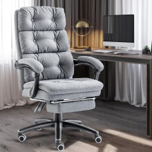 Ergonomic Recliner 360° Swivel Executive Office Chair With Footrest