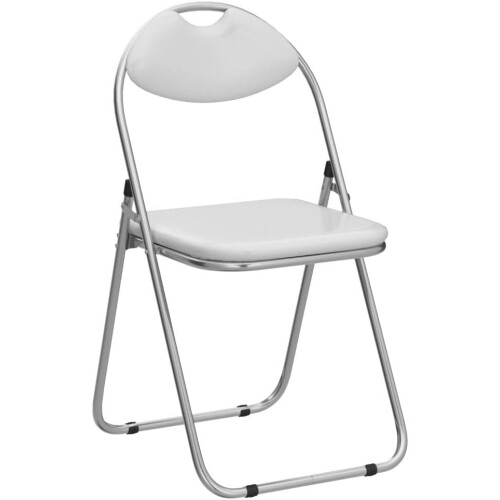 Metal Frame Space Saving, Foldable Padded Folding Chairs Pack of 6 2