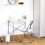Metal Frame Space Saving, Foldable Padded Folding Chairs Pack of 6 5