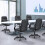 Ergonomic Faux leather Swivel Chair with Comfortable Armrest 1