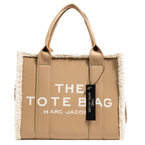 (Khaki) Women Designer Handbags Laptop Tote Bag Large PU Leather Shoulder Bag