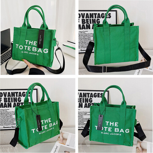 (Khaki) Women Handbag Designer Laptop Tote Bag Canvas Messenger Shoulder Crossbody Bag 2