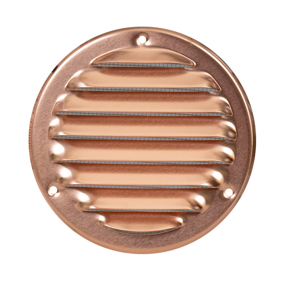 Copper Round Air Vent Grille 100mm / 140mm