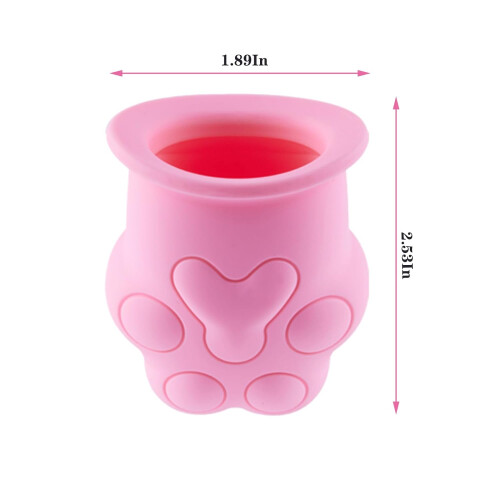 (Pink) Cat's Paw Cute Shape Lip Plumper Device 2