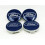 Ford BLUE 54mm Alloy Wheel Hub Centre Caps Badges Mondeo Fiesta/Galaxy 3