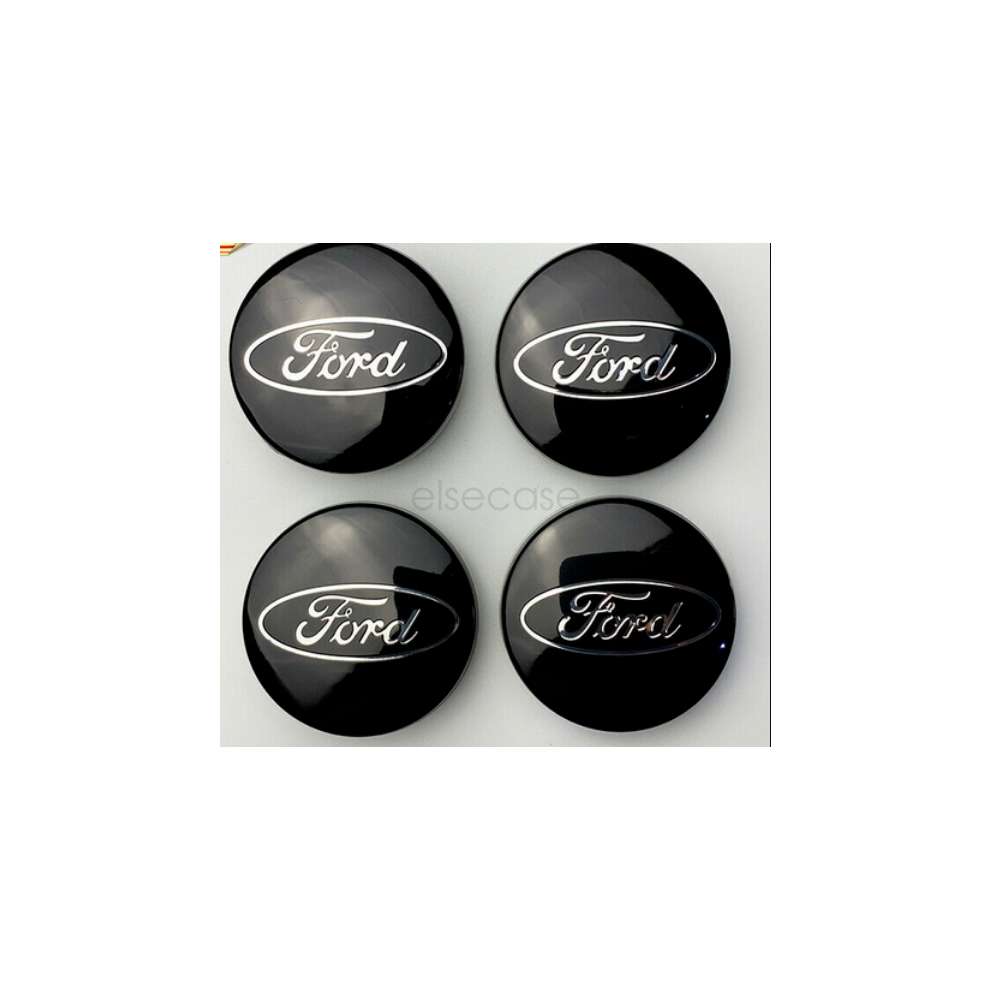 4Pcs Black for Ford 54mm Wheel Center Caps Hubcaps Rim Caps Emblems-image-OPC-PDHC7JD-NEW