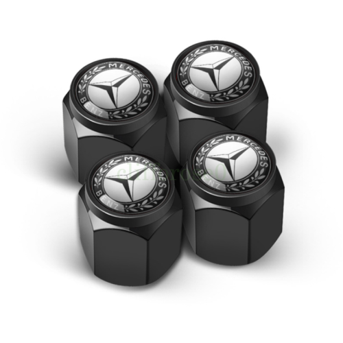 Mercedes Benz Car Wheel Tyre Valve Dust Caps Covers A B C E AMG CLASS
