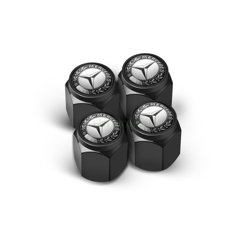 Mercedes Benz Car Wheel Tyre Valve Dust Caps Covers A B C E AMG CLASS